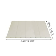 Rkxzt Foldable Bathtub Cover, No-Punch Insulated Soaking Tub Shelf and Bathroom Storage Rack